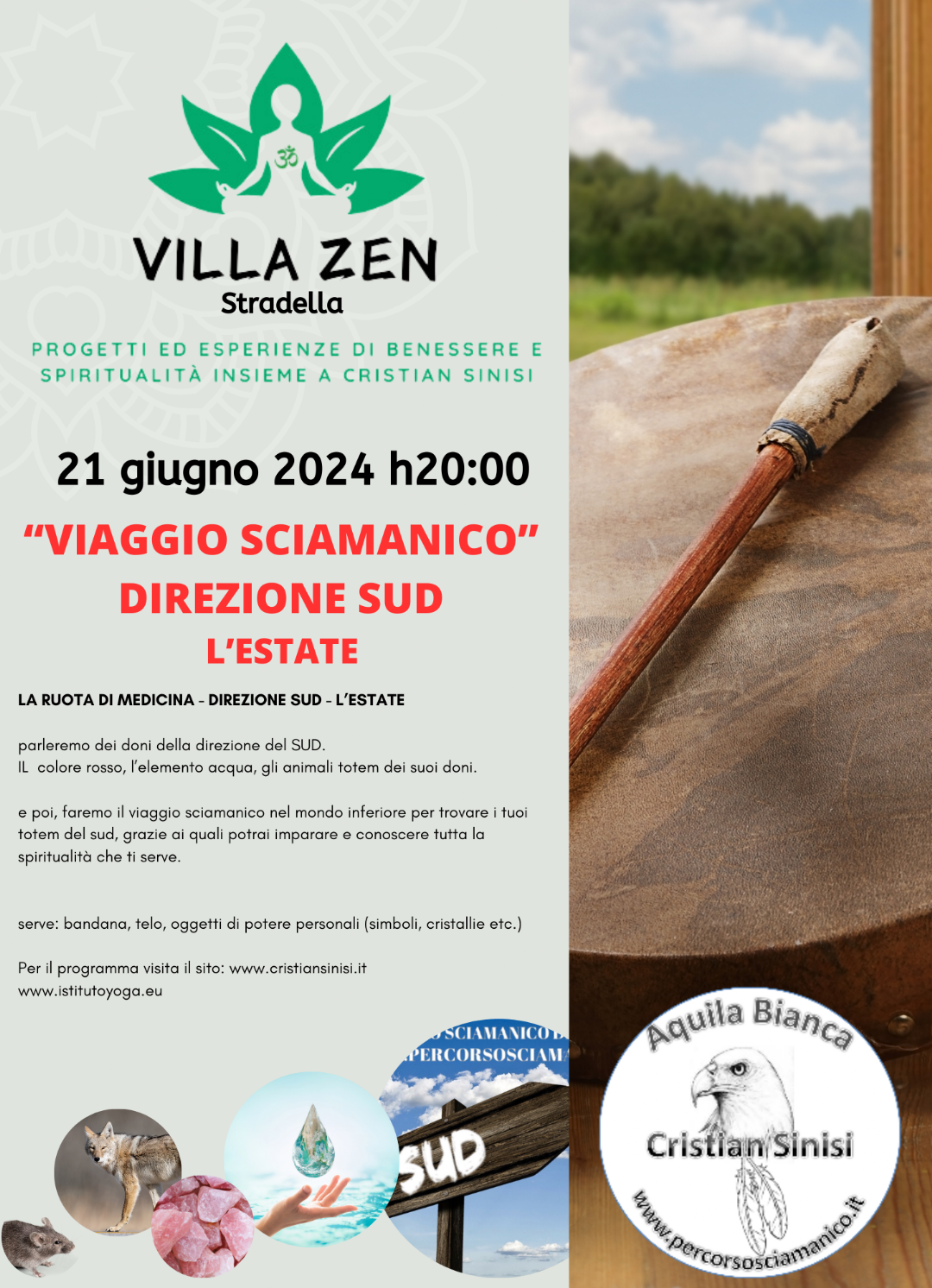 viaggio sciamanico SUD - villa zen stradella 